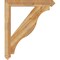 Ekena Millwork Funston Arts & Crafts Rough Sawn Bracket, Western Red Cedar, 4"W x 34"D x 40"H BKT04X34X40FST03RWR - alternate 4